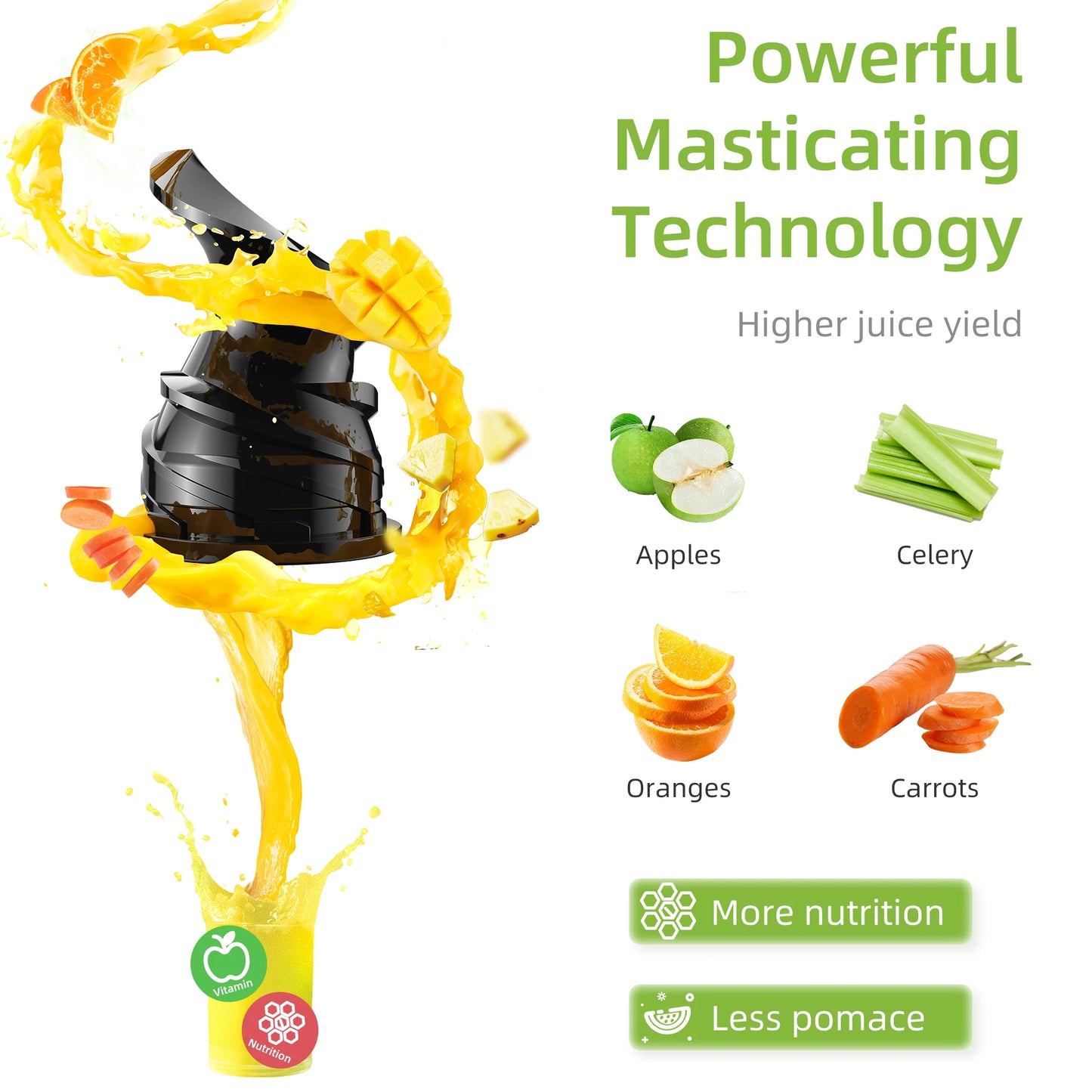 Slow Juicer 78mm Pro
